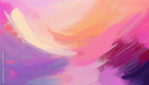 Pastel Abstract Brush Stroke Background With Pink Purple And Peach Colors