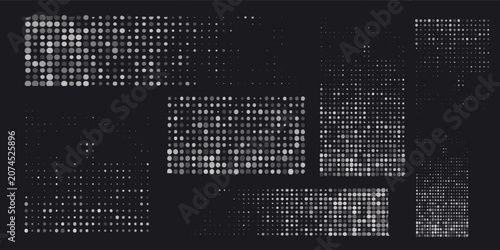 Bild auf Leinwand Pixel disintegration background