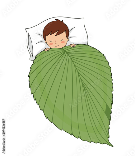 Cuadro en lienzo little boy sleeping