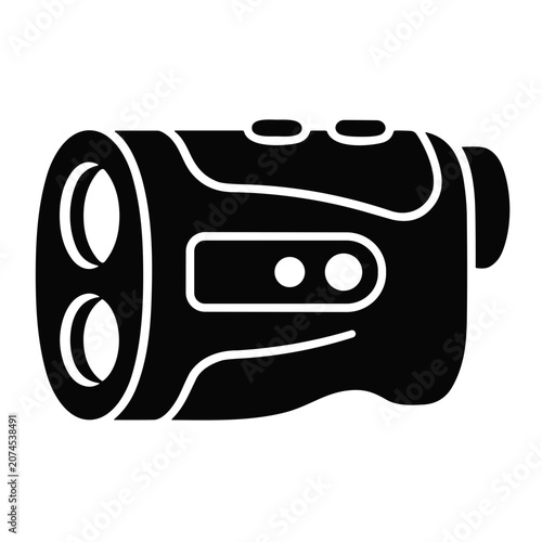 фотографія icon laser rangefinder vector illustration