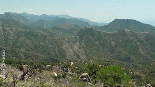 Spectacular mountain scenery, Sierras de Tejeda, Andalusia, Spain