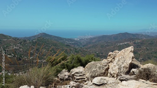 Spectacular mountain scenery, Sierras de Tejeda, Andalusia, Spain