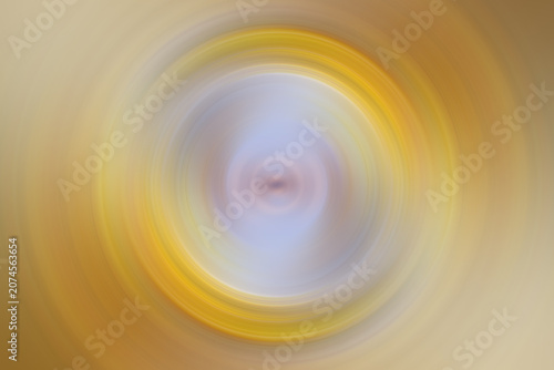 Abstract background of colored circles and blur motion. Background with radial, radiating, converging lines.