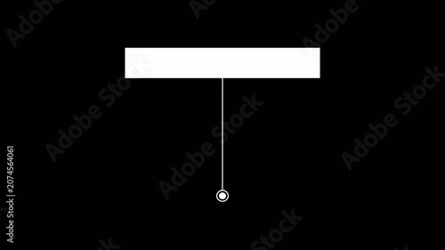 Futuristic Hud callout rectangle text box animation for text highlighting, Simple HUD elements rectangle frame lines callout animation, white callous rectangle, White digital interface box