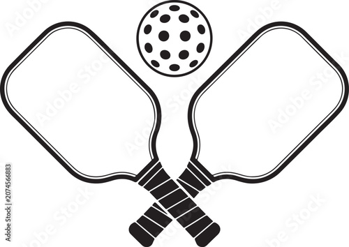 Badminton racket with shuttlecock in mid-air