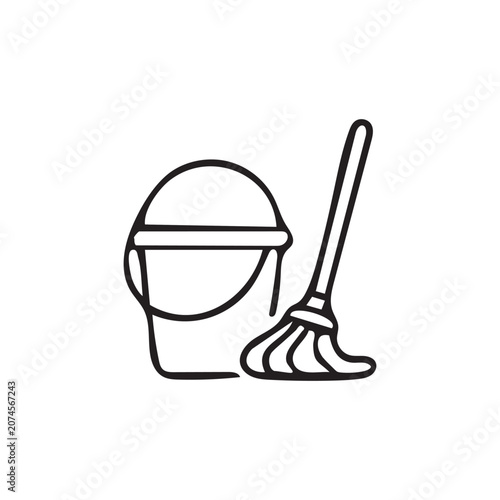 Mop bucket Icon
