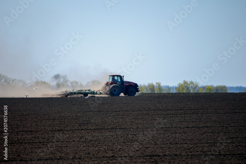 agricultural field on a country farm
