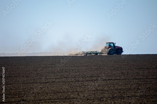 agricultural field on a country farm