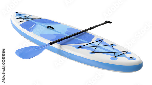 Paddleboard isolated isolated on white background