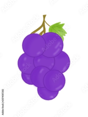 Fotografie bunch of grapes
