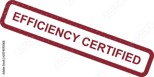Optimized Performance Solutions Certified Validated Sustainable Efficiency for vector illustration