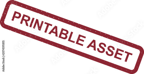 Εκτύπωση καμβά Customizable Digital Stamp Label Templates Editable Red Text Borders Seals