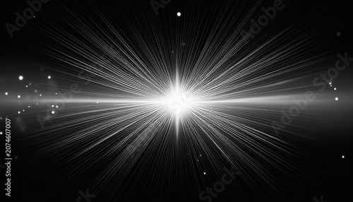 Starlight Shines With White Light Effect Sunburst Isolated On Transparent Background Abstract Radiant Sparkle Effect Of White Star