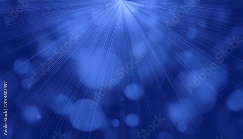 Classic Blue Color Abstract Bokeh