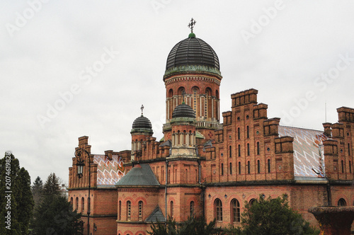 Cuadro en lienzo old church of chernivtsi national university ukraine