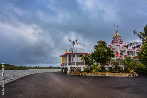 Temple Sagar Shiva à Poste de Flacq, Ile Maurice, Océan Indien, Afrique