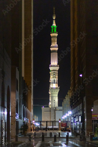 4 December 2021 The Mosque of the Prophet (Masjid al-Nabawi), Medina (Al-Madinah al-Munawwarah), Saudi Arabia