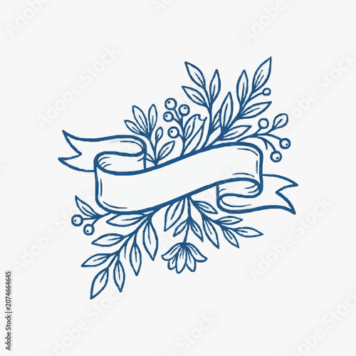 Elegant line art illustration of a blooming thistle flower.