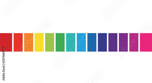 Photos Colorful rectangular blocks in a row.