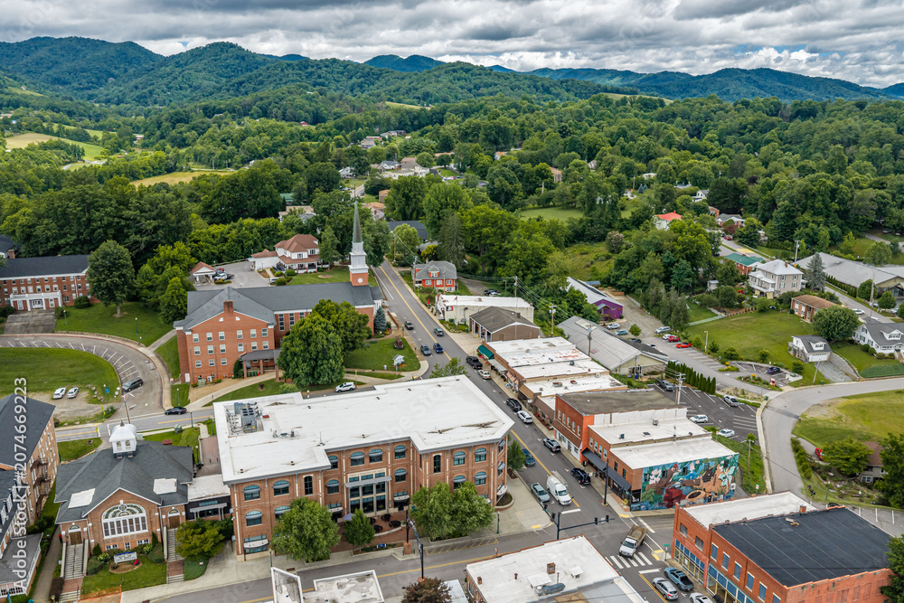 Fototapeta premium burnsville, north carolina