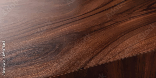 Fotografía Deep dark mahogany style wood grain texture with hardwood background material ca