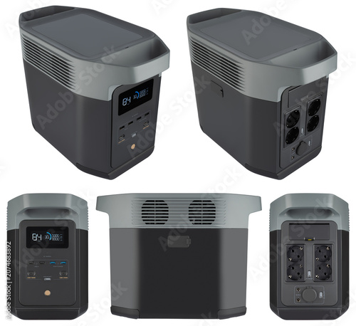 Portable energy storage supporting fast charging protocols for mobile devices.