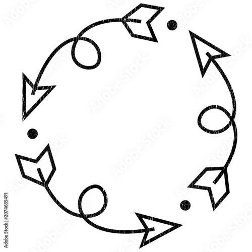 Decorative Boho Arrows Arrowheads Vector Design