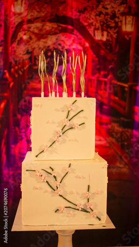 pastel cumpleaños boda decoración 
