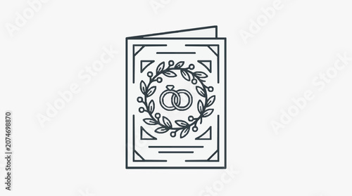 Intricate black and white floral design illustration.