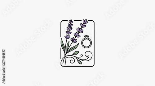 Intricate black and white floral line art illustration.