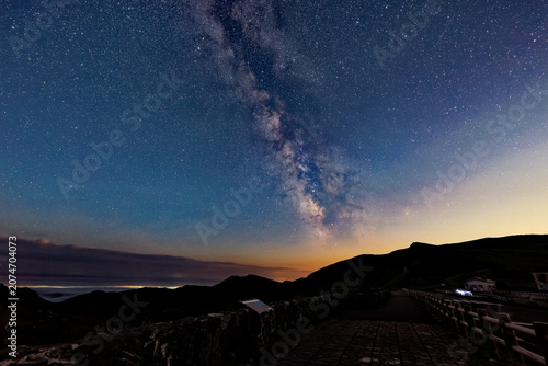 Konstfotografi 知床峠で見る天の川