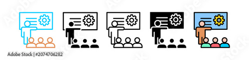 Training Program multyple icon