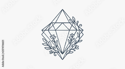 Intricate geometric line art star design illustration.