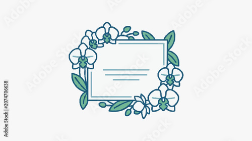 Intricate green bicycle illustration with floral patterns.