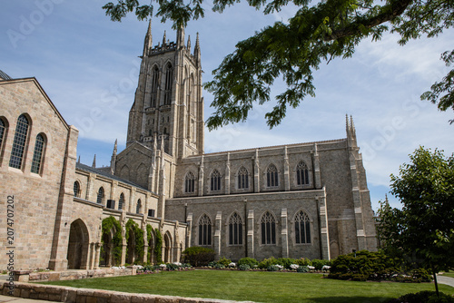 Gothic and Romanesque cathedral in Bryn Athyn Pennsylvania