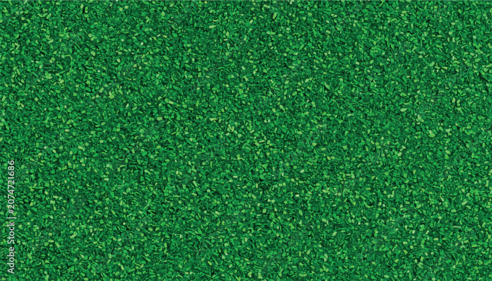 Fototapeta premium A high-detail, seamless texture pattern of bright green crushed stone or granular material, providing a vibrant, uniform surface look perfect for landscaping, abstract backgrounds, or 3D rendering.