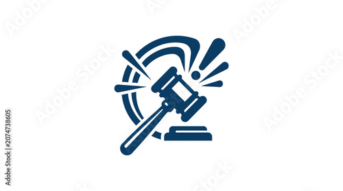 Foto Judge gavel with sound effect.