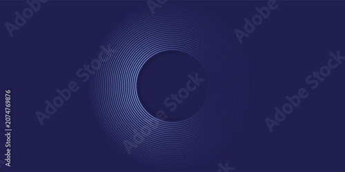 Konstfotografi Abstract blue background with blue glowing diagonal geometric lines