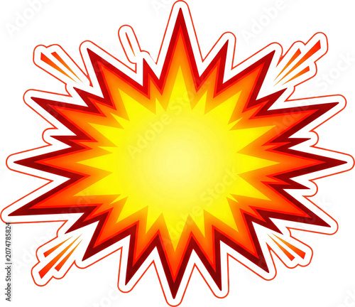 Retro Comic Pop Art Emphasis Stickers