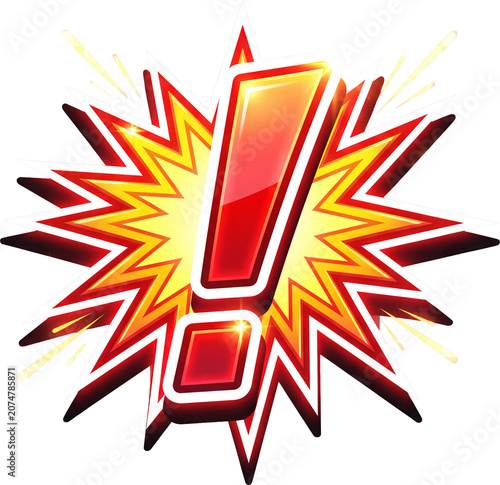 Retro Comic Pop Art Emphasis Stickers