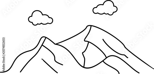 Mountain Outline 