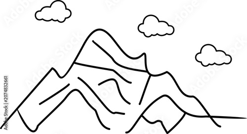 Mountain Outline 
