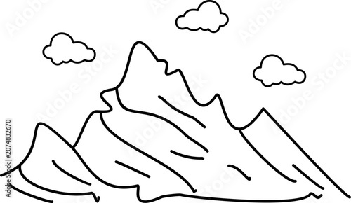 Mountain Outline 