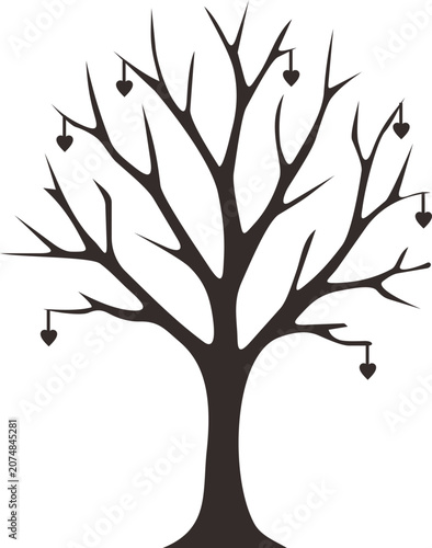 Bare Tree Silhouette