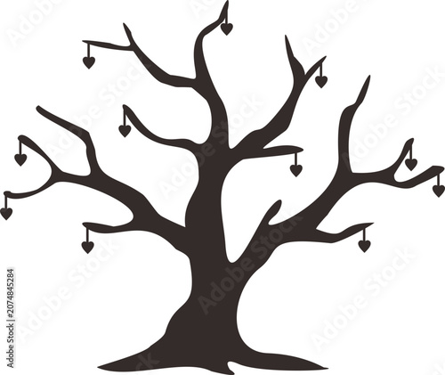 Bare Tree Silhouette
