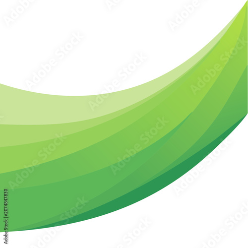 Abstract green wave vector design