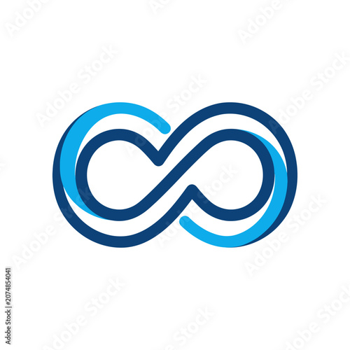 Infinity Symbol Logo Design Element.