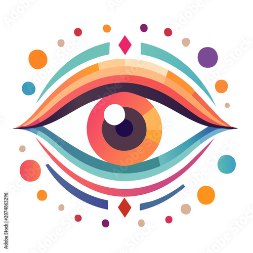 Flat vector target with darts and arrows illustration