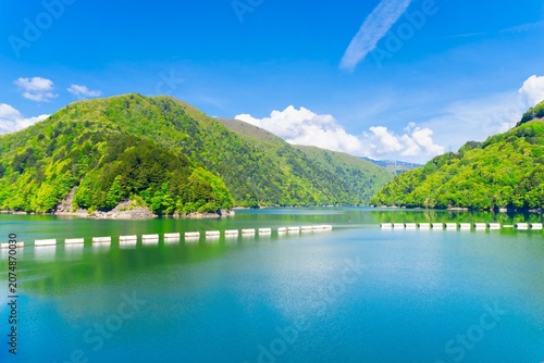 長野県・初夏の梓湖