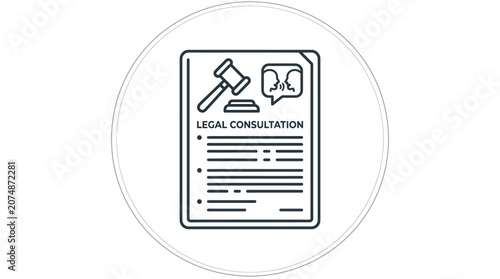 Document displays legal consultation.